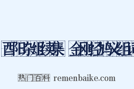 酉阳杂俎续集·金刚经鸠义组词是什么意思的图片